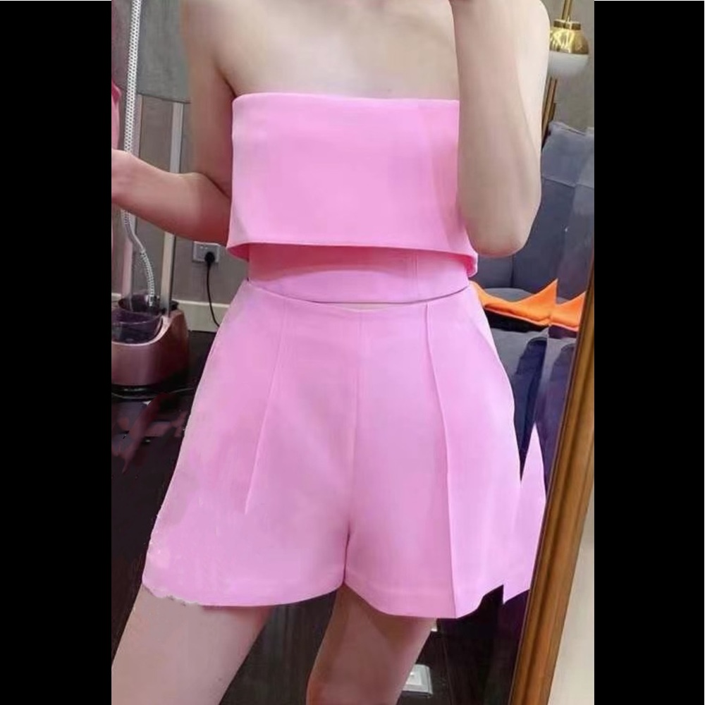 Alex Perry short. Pink and orange colors